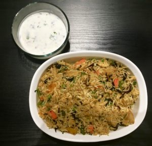 Hyderabadi Vegetable Biryani