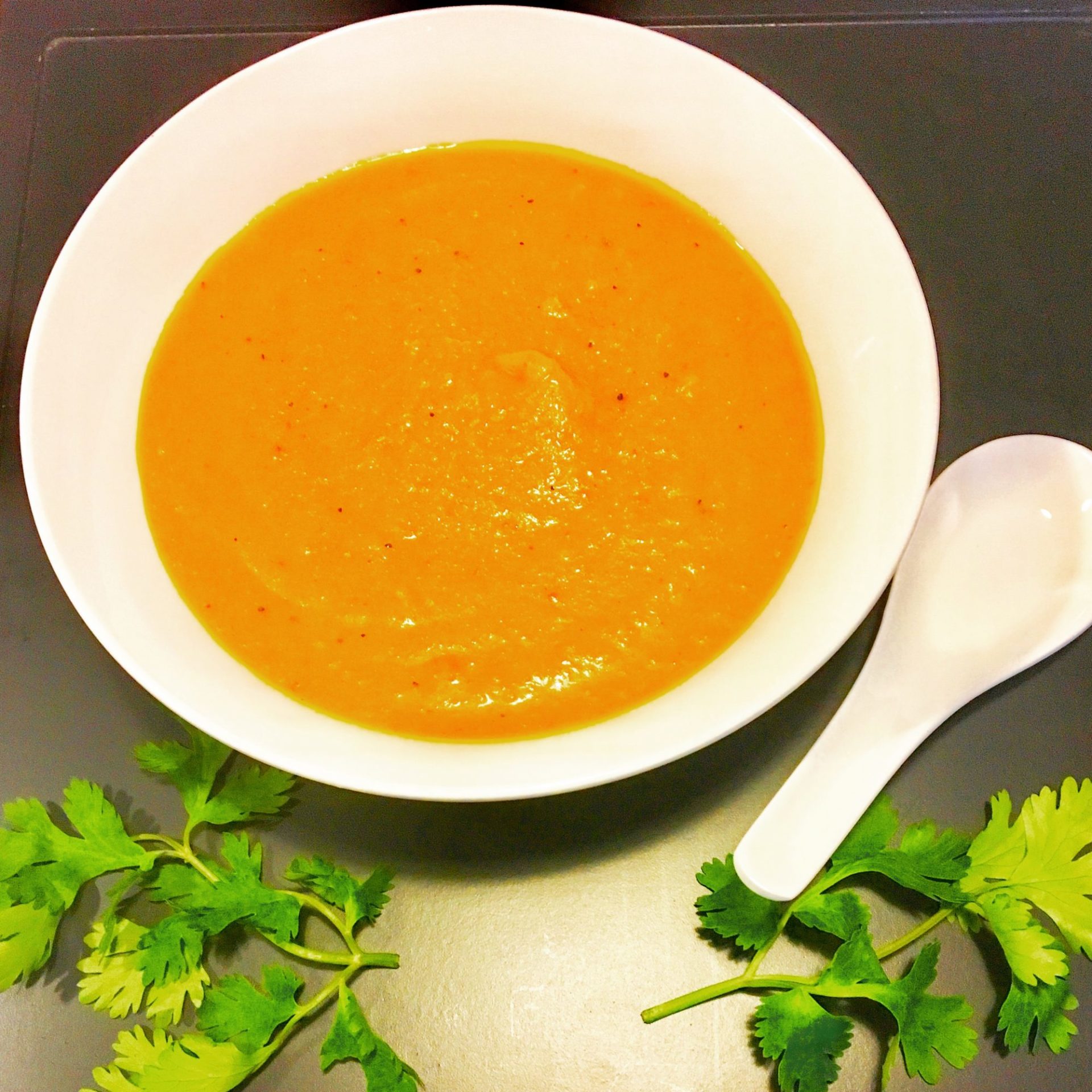 Spicy Butternut Squash Soup - Heartycooksroom