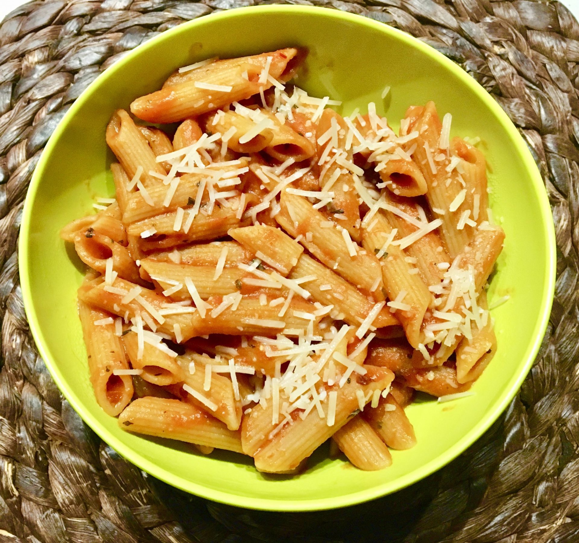 Whole wheat Penne Pasta in Marinara Sauce - Heartycooksroom